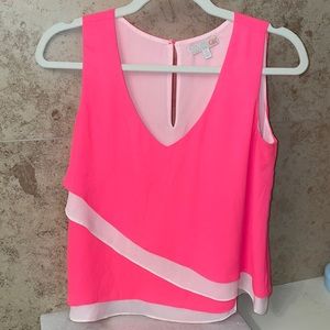 Gianni Bini hot pink blouse